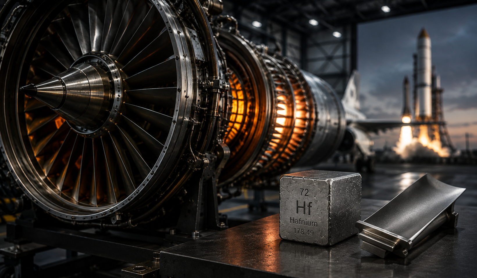 Hafnium — Luftfahrt und Kerntechnik